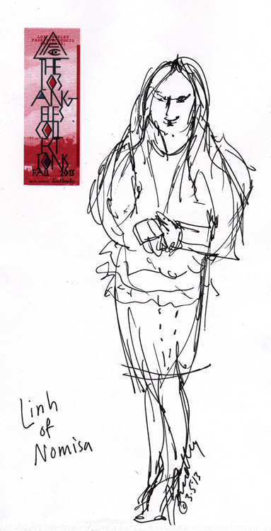 Two Point Oh! LA Digital Influencer Party NOMISA Microfiber Cleaning Pouches Spy Girl Anne Bray Sketch