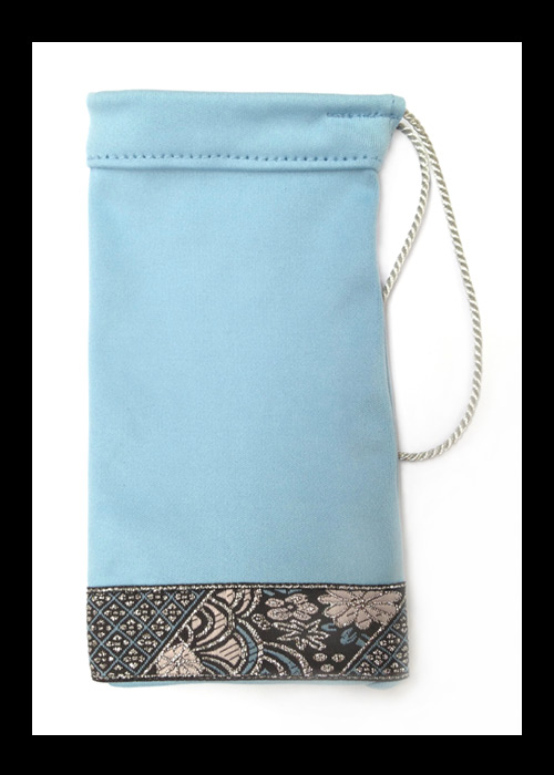 NOMISA microfiber cleaning pouch kristina sky blue phone iPhone 4 iPhone 5